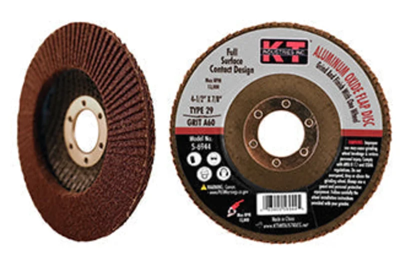 K-T Industries 4.5" X 7/8" X 60g T29 Ao Flap Disc