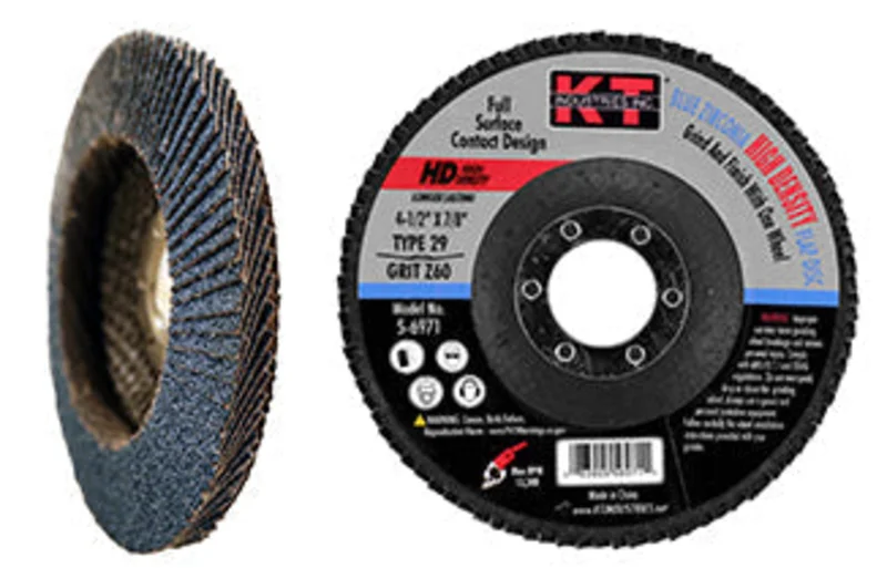 K-T Industries 4.5" X 7/8" X 60g T29 Hd Bz Flap Disc