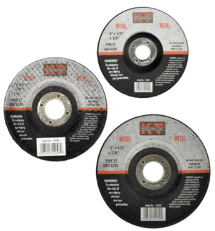 K-T Industries 4" X 1/4" X 5/8" Metal Grinding Wheel