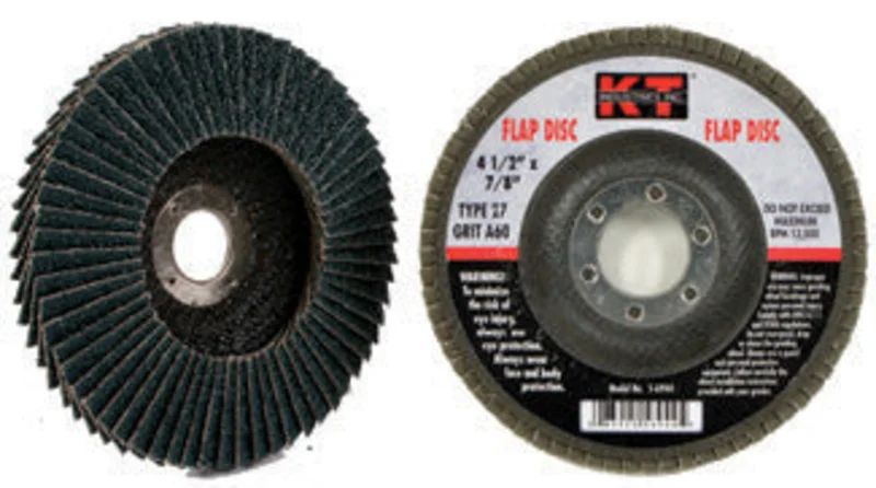 K-T Industries 7" X 5/8-11" X 60g T29 Bz Flap Disc
