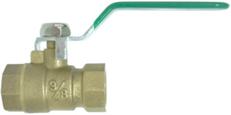 K-T Industries Full Port Brass Ball Valve 3/8" X 3/8"