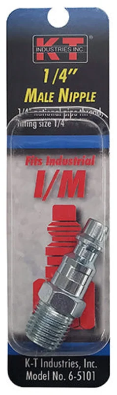 K-T Industries Industrial 1/4'' Male Npt 1/4'' Nipple
