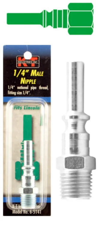 K-T Industries Lincoln 1/4'' Male Npt 1/4'' Nipple