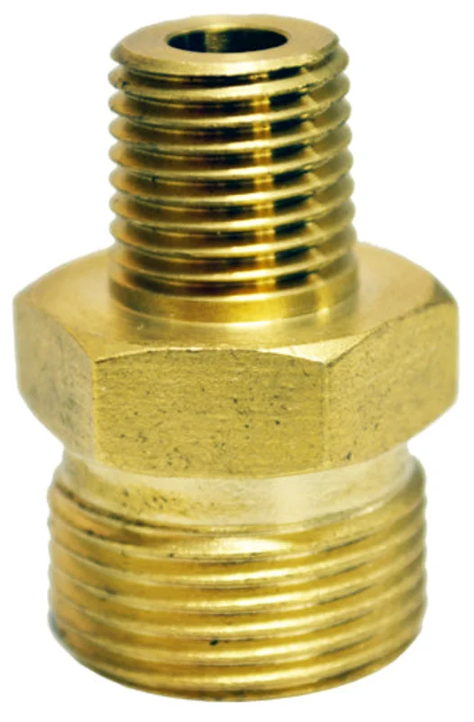 K-T Industries Male Screw Nipple, M22m To 1/4 Male Npt