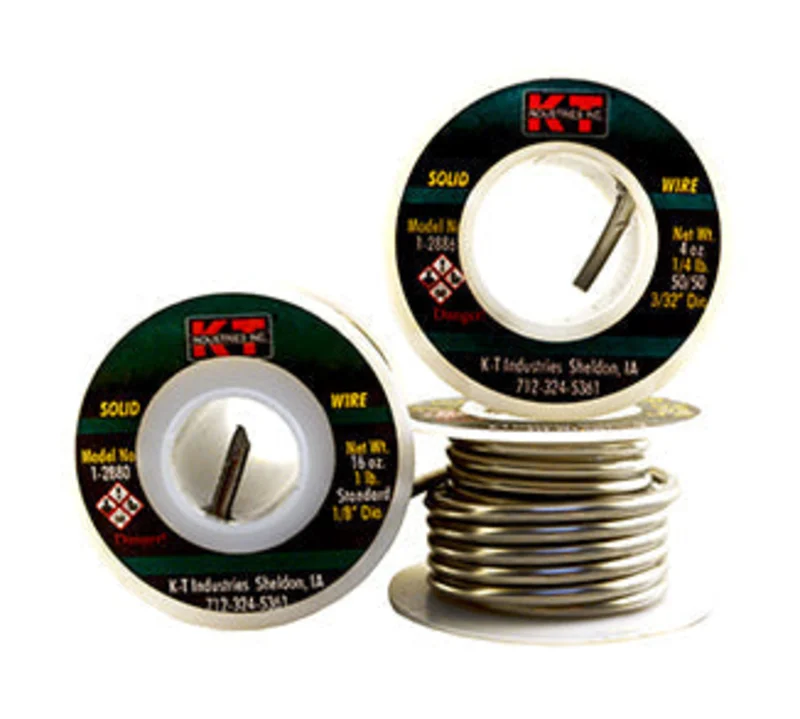 K-T Industries Solid Core Solder 50/50 1/8" Dia 1/4 Lb
