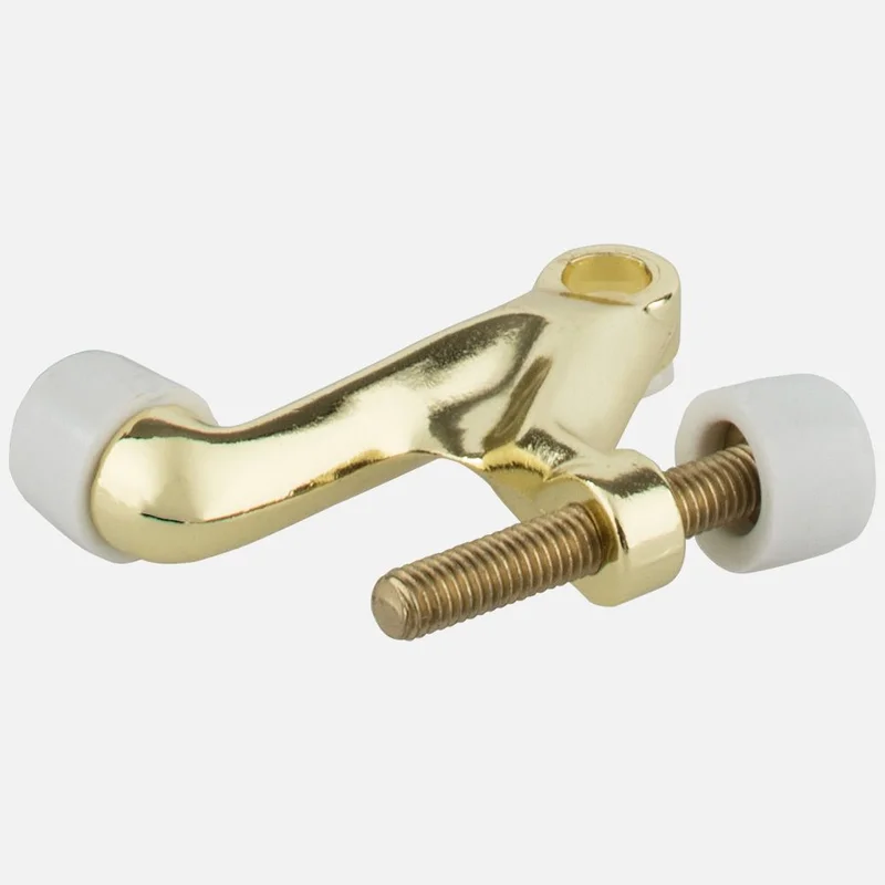 Kasaware Hinge Pin Door Stop, 2-pack Polished Brass Finish Polished Brass Finish