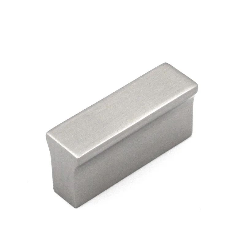 KBC Satin Nickel Rectangle 2" Solid Brass Cabinet Knob 68978-9035