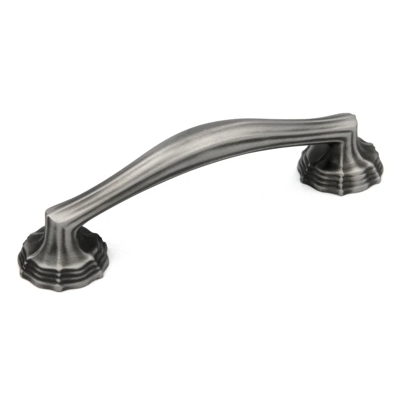 Keeler P3263-15A Verona Solid Brass 3" Antique Pewter Arch Cabinet Handle Pull