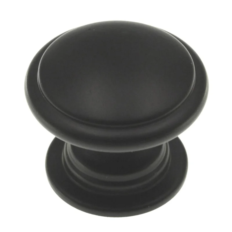 Keeler Power & Beauty Oil-Rubbed Bronze 1 1/4" Ridged Cabinet Knob K344