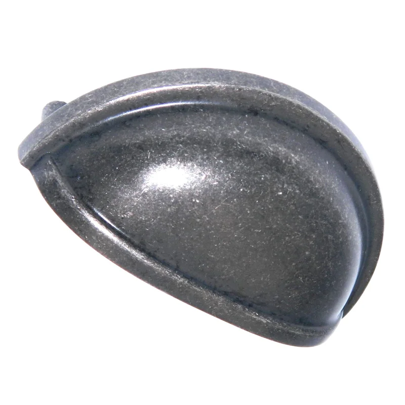 Keeler Prestige Old English Pewter 3"cc Furniture Drawer Cup Pull Solid Brass K643