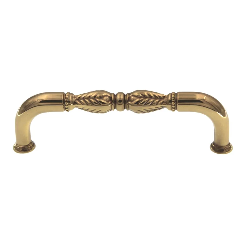 Keeler Savannah F138 Sherwood Antique Brass 3 3/4" (96mm)cc Solid Brass Handle Pull