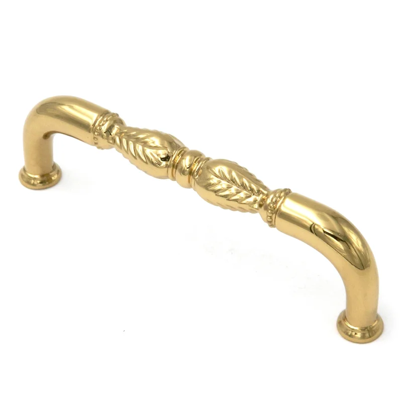 Keeler Savannah Polished Brass Cabinet 3 3/4" (96mm)cc Handle Pull F38