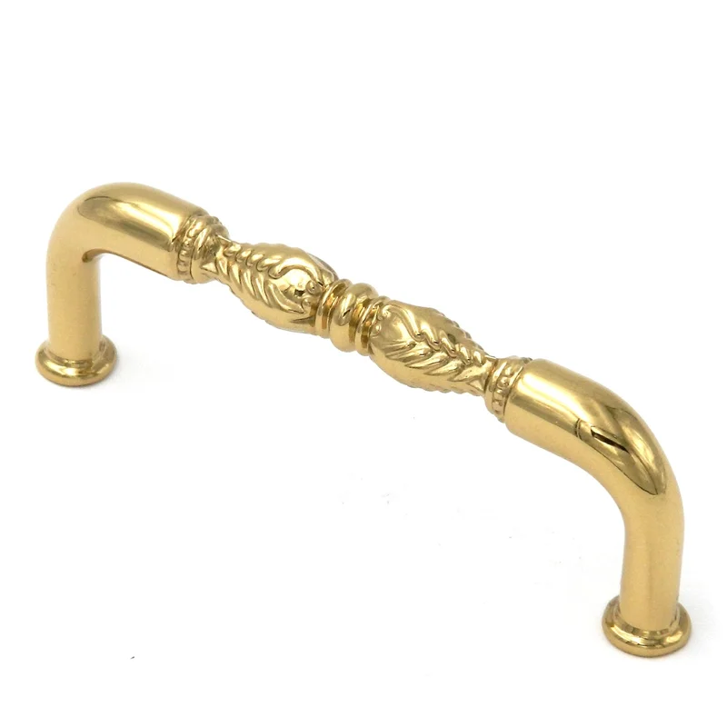 Keeler Savannah Polished Brass Cabinet 3"cc Handle Pull F37