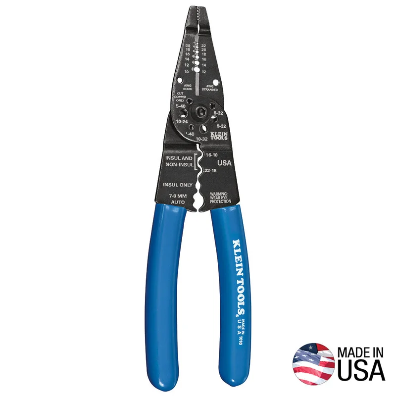 KLEIN 1010 Long Nose Multi Tool Wire Stripper, Wire Cutters, Crimping Tool