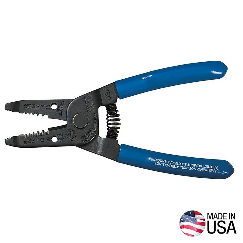 KLEIN 1011 Wire Stripper/Cutter 10-20 Solid, 12-22 AWG Stranded