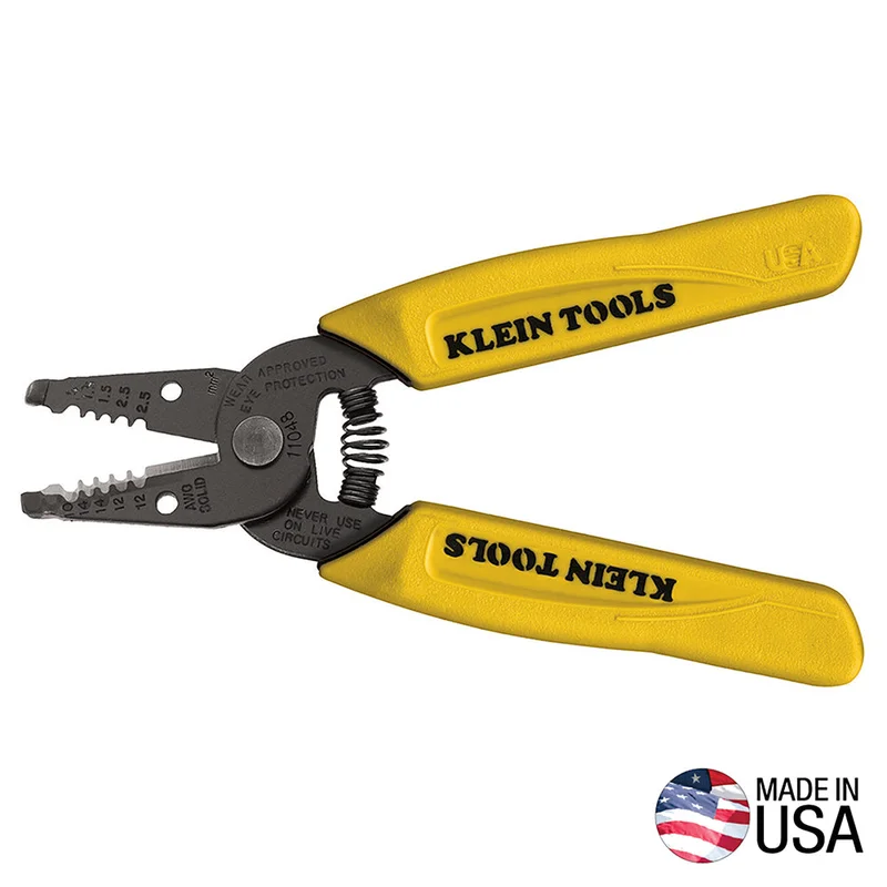 KLEIN 11048 Dual-Wire Stripper/Cutter for Solid Wire