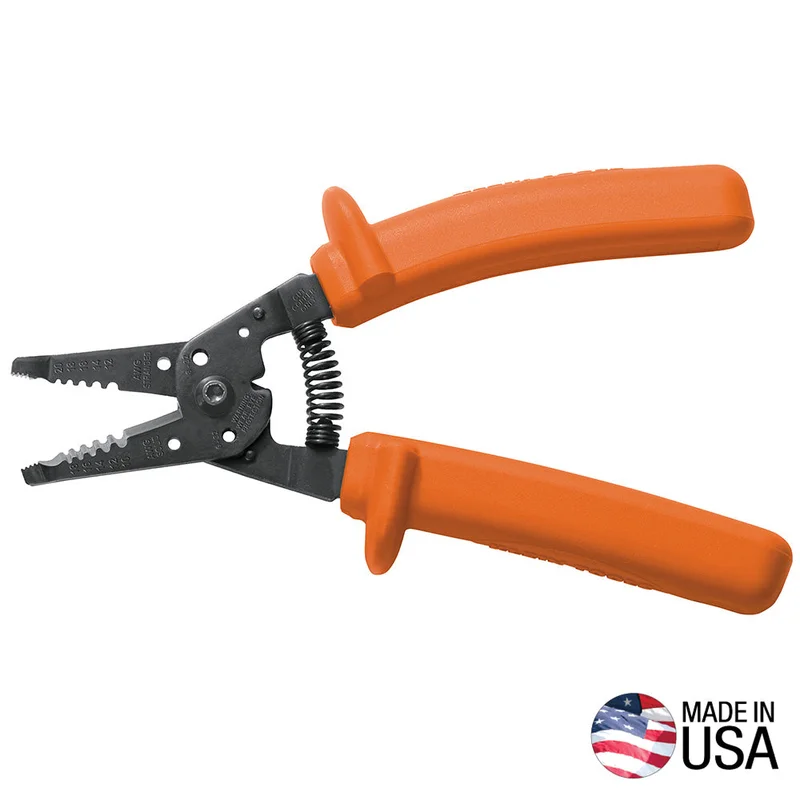 KLEIN 11055-INS Insulated Klein-Kurve Wire Stripper/Cutter