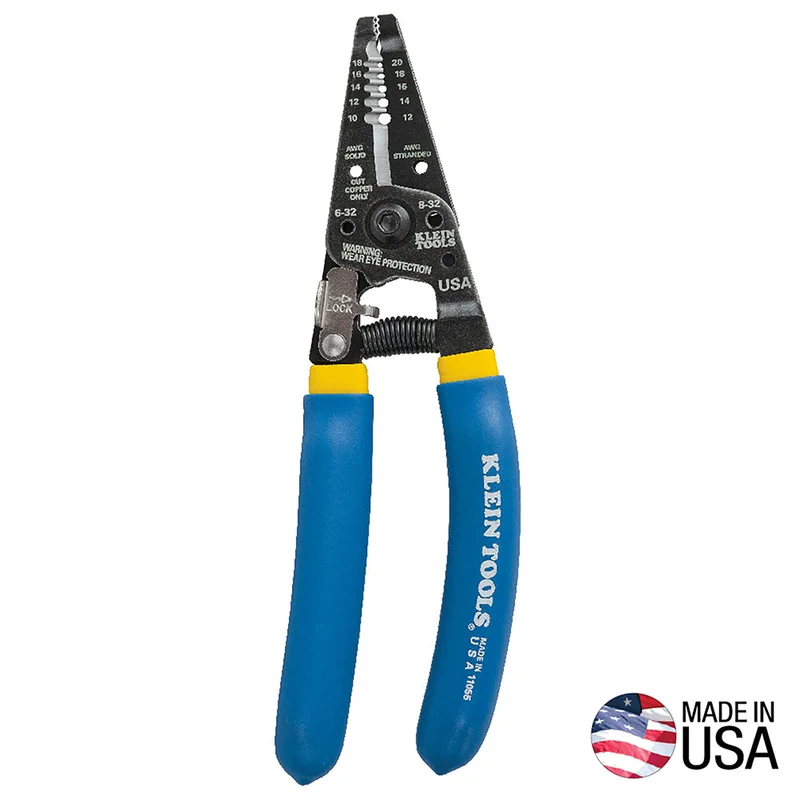 KLEIN 11055 Solid and Stranded Copper Wire Stripper and Cutter