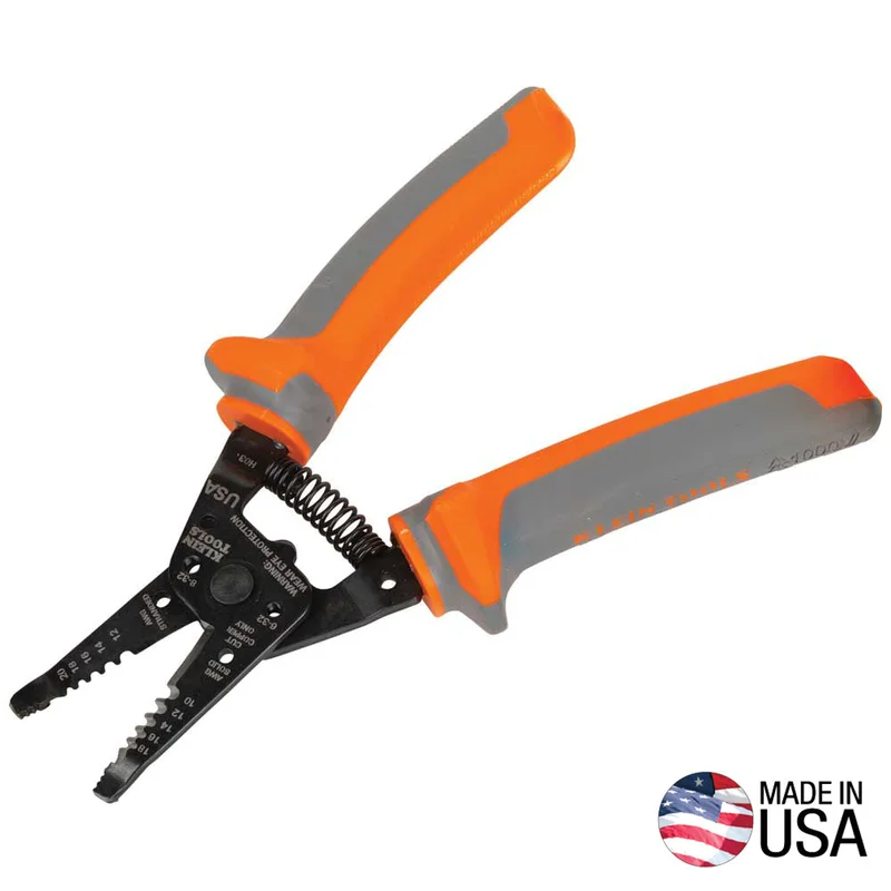 KLEIN 11055RINS Insulated Klein-Kurve Wire Stripper and Cutter