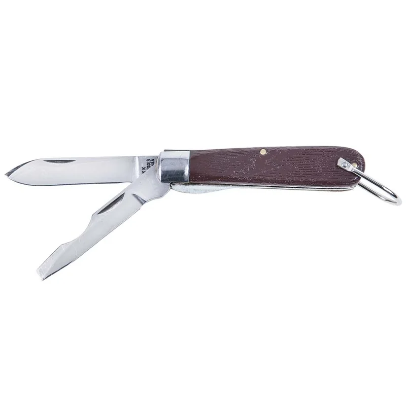 KLEIN 1550-22 Blade Pocket Knife, Steel, 2-1/2-Inch Blade