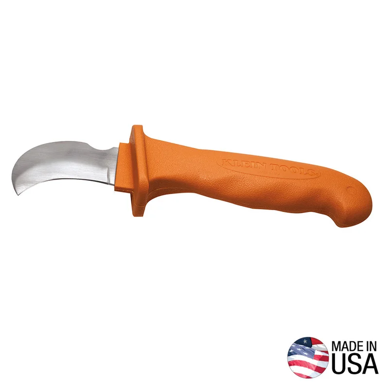 KLEIN 1571INS Lineman's Skinning Knife, Insulated