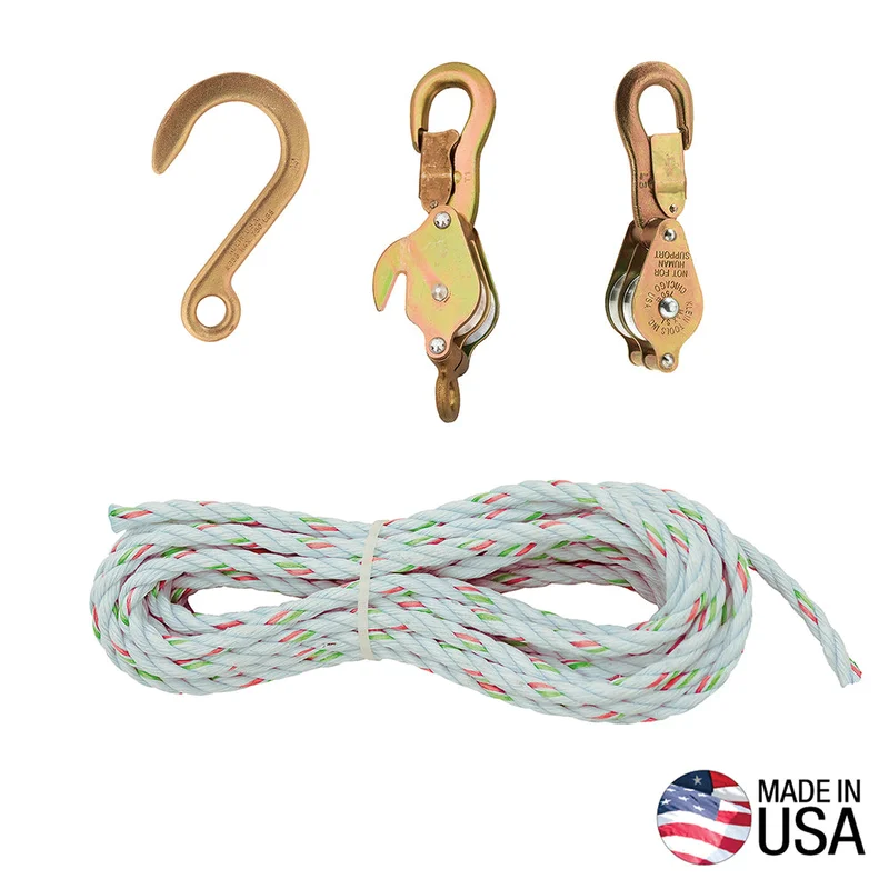 KLEIN 1802-30 Block and Tackle with Anchor Hook Cat. No. 258