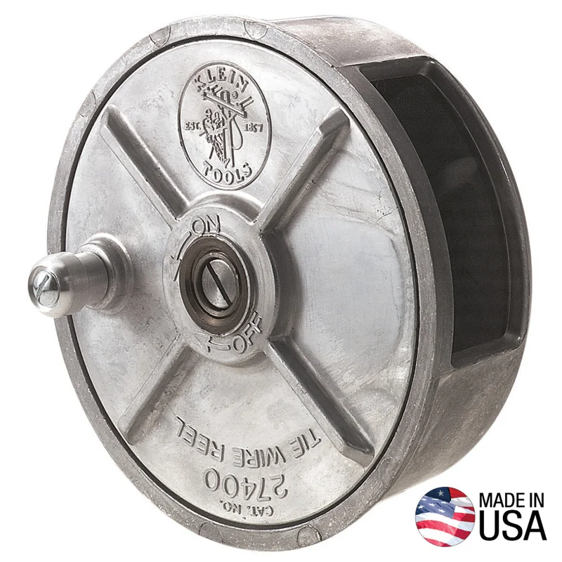 KLEIN 27400 Tie Wire Reel, Lightweight Aluminum