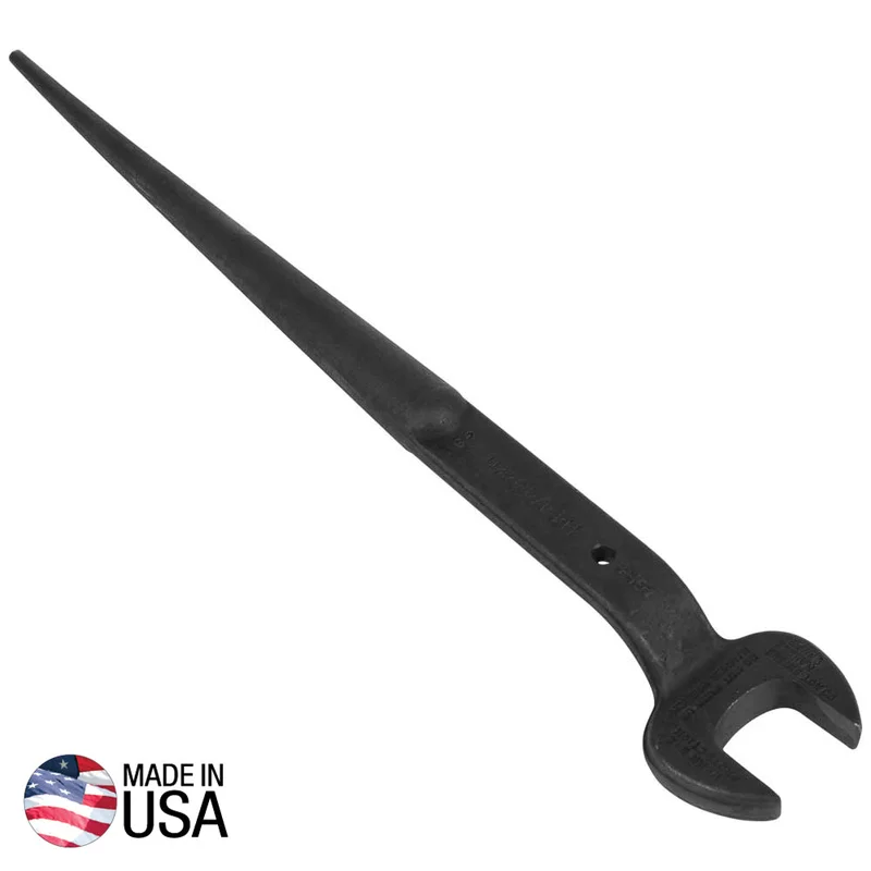 KLEIN 3212TT Spud Wrench, 1-1/4-Inch Nominal Opening with Tether Hole