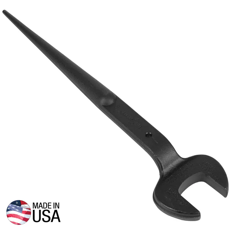 KLEIN 3214TT Spud Wrench, 1-5/8-Inch Nominal Opening with Tether Hole