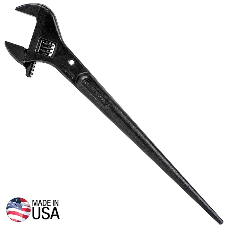 KLEIN 3239 Adjustable Spud Wrench, 16-Inch, 1-5/8-Inch, Tether Hole