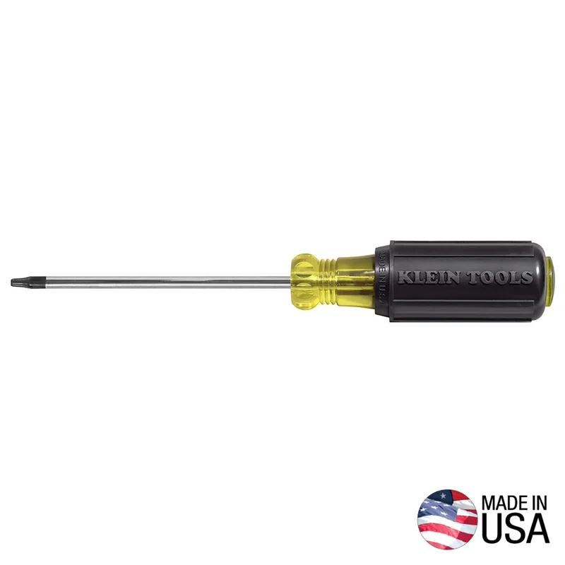 KLEIN19542T15 TORX Screwdriver, Round Shank, Cushion-Grip