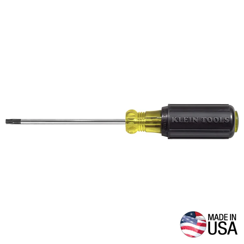 KLEIN19544T25 TORX Screwdriver, Round Shank, Cushion-Grip