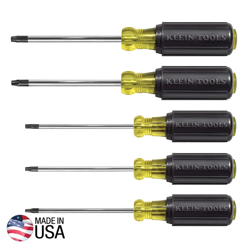 KLEIN19555Screwdriver Set, TORX Cushion-Grip, 5-Piece