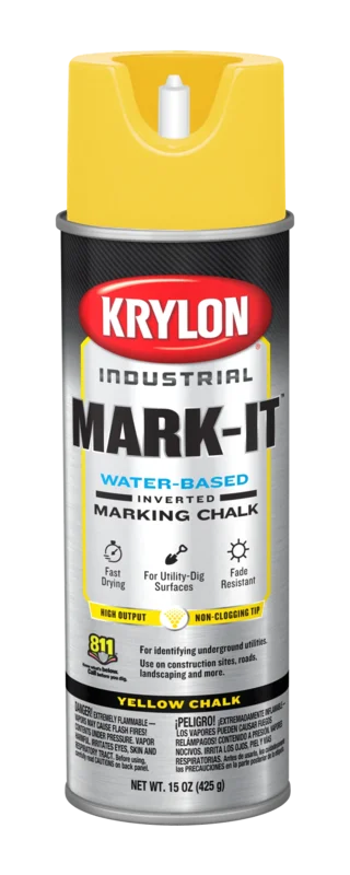Krylon MARK-IT Water-Based Inverted Marking Chalk