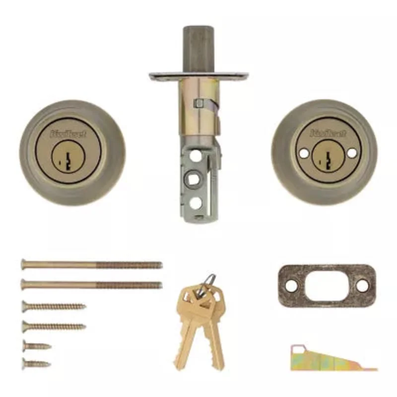 Kwikset 665 Deadbolt - Keyed Both Sides - featuring SmartKey Polished Brass