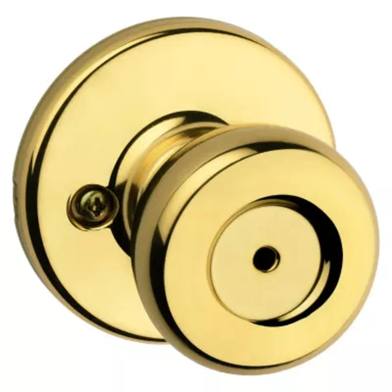 Kwikset Tylo Knob - Bed/Bath Antique Brass