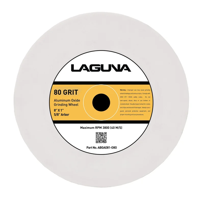 LAGUNA ABGAO81-080 80 GRIT ALUMINUM OXIDE WHEEL