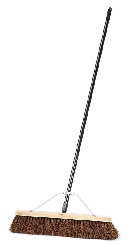 Laitner Brush Company 24" Assembled Palmyra Push Broom with Steel Brace