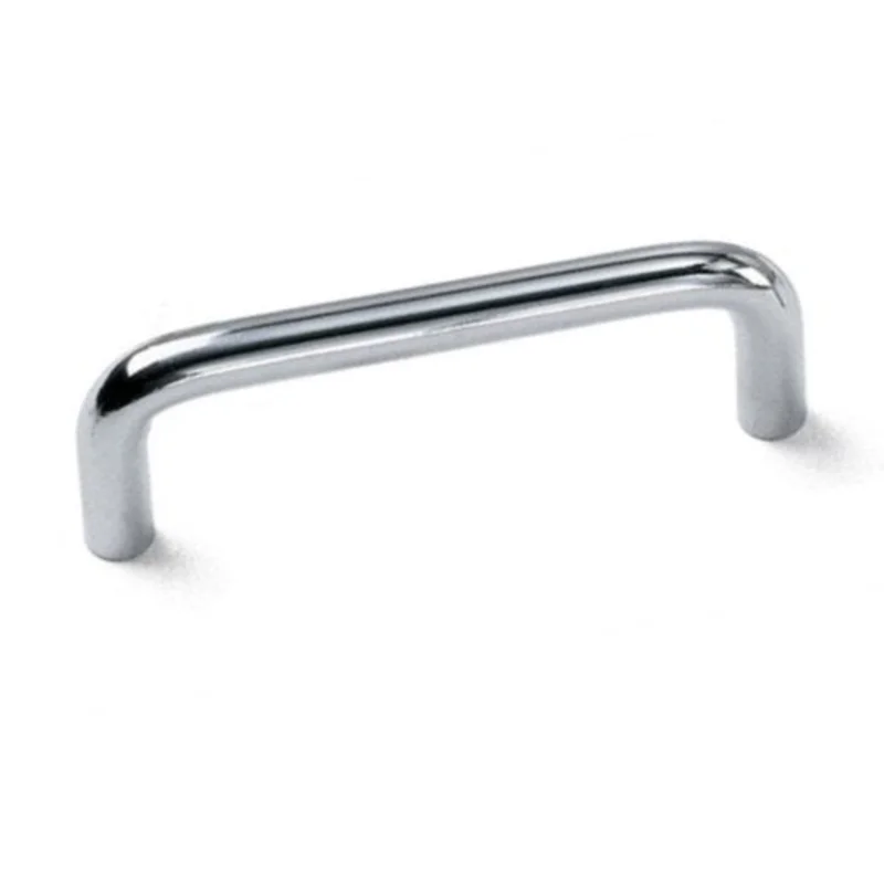 Laurey 34226 Polished Chrome 3"cc Solid Brass Arch Cabinet Wire Pull, 5 Pack