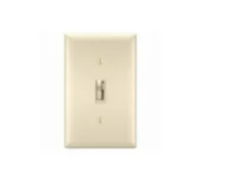 Legrand-Pass & Seymour TradeMaster LED/CFL/Incandescent Single Pole/3-Way Toggle Slide Dimmer, Preset, Light Almond Light Almond