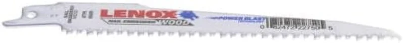 Lenox 656R - 6" Bi-Metal Reciprocating Blade, 50-pack (Wood & Wood with Nails)