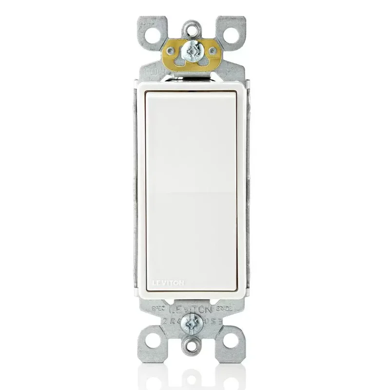 Leviton Decora Rocker Single-Pole AC Quiet Switch