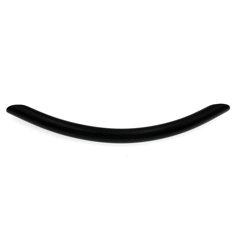 Liberty Carlton Flat Black Steel Bow 5" (128mm)cc Handle Pull P0256A-FB-C