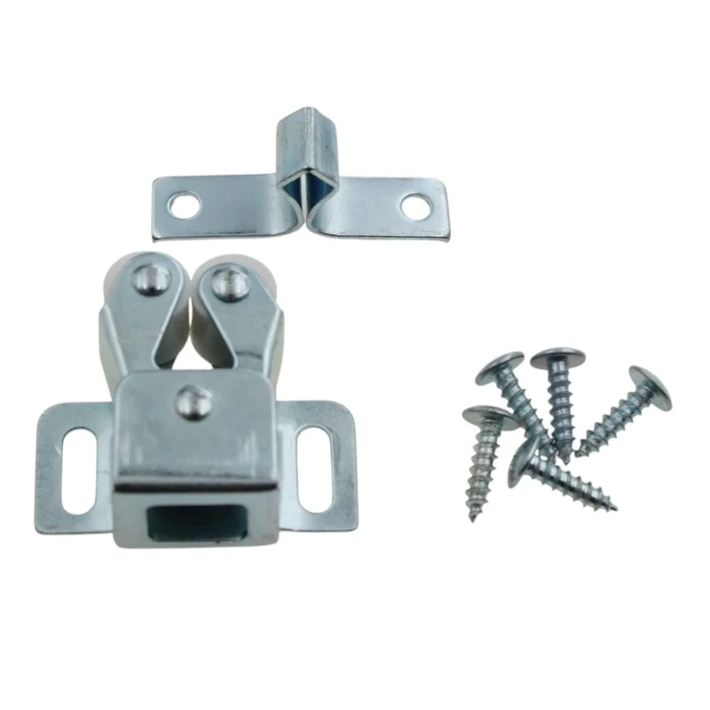 Liberty Double Roller Catch Strike with Screws Uni-Chrome C08820C-UC