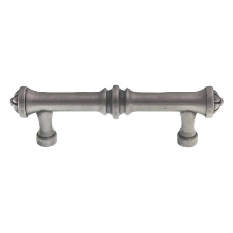 Liberty French Tassel 3" Ctr Cabinet Post Pull Brushed Satin Pewter PN1293-BSP-C