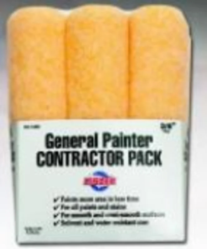 Linzer The General Painter Contractor Roller Covers (6 Pack)  3/8" X 9"