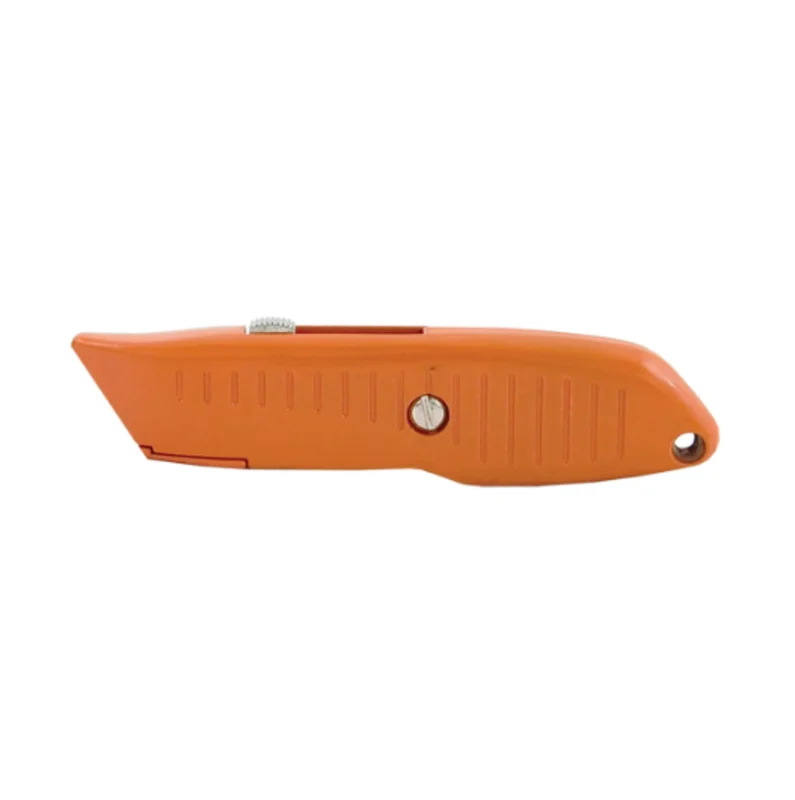 Lutz Safety Nose Retractable Blade Utility Knife Orange