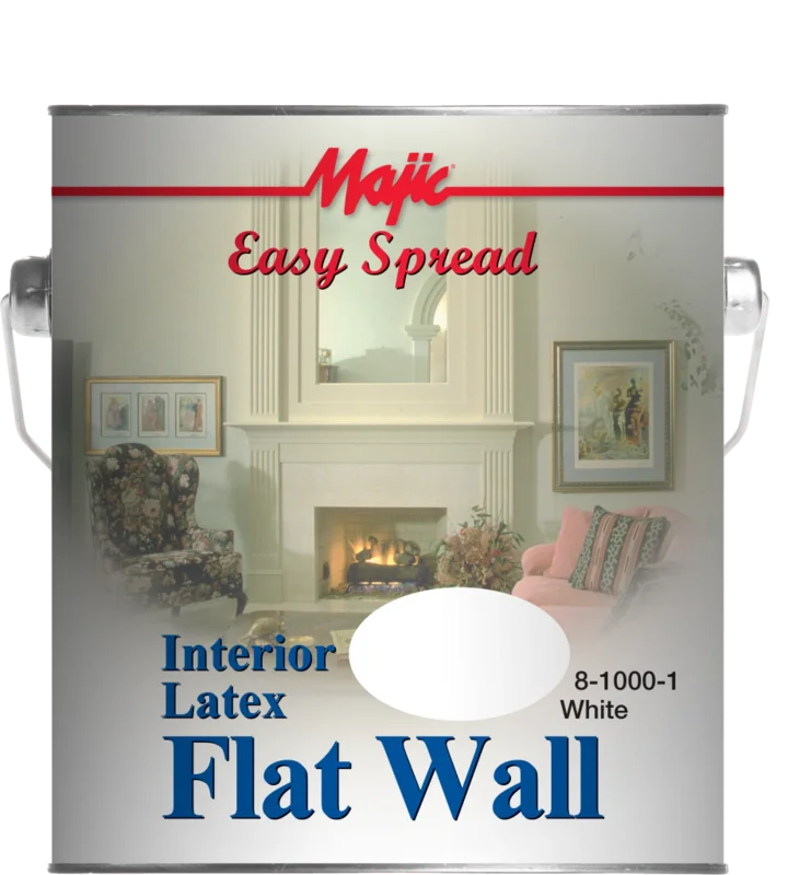 Majic Paints Easy Spread Flat Wall White 1 Gallon White