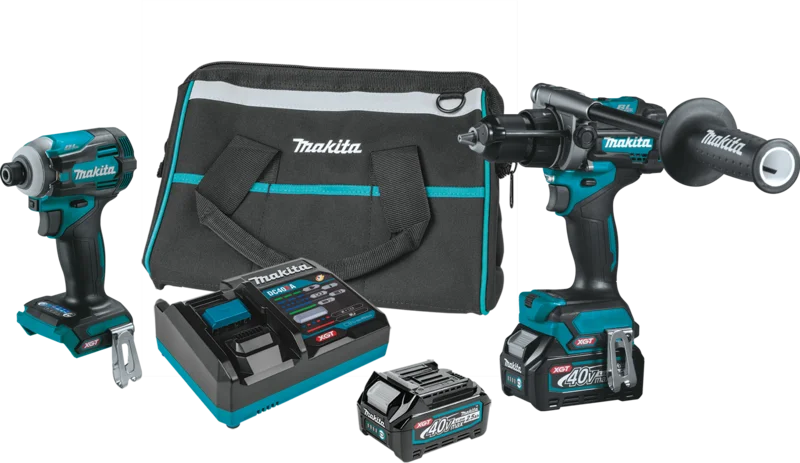 Makita 40V max XGT Brushless Cordless 2 Pc. Combo Kit, GPH01, GDT01, bag (2.5Ah) GT200D