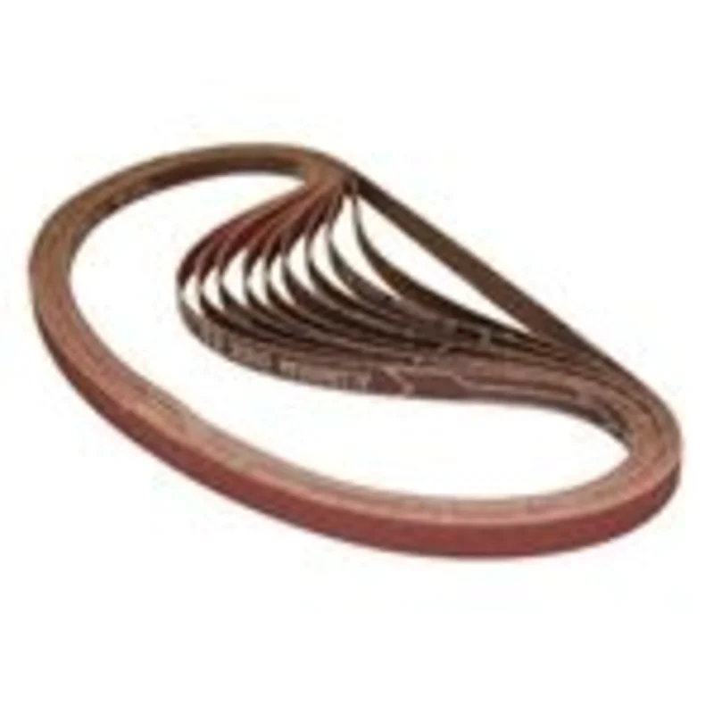 MAKITA 742304-1 1-1/8" x 21" Abrasive Belt, 100 Grit 10/pk